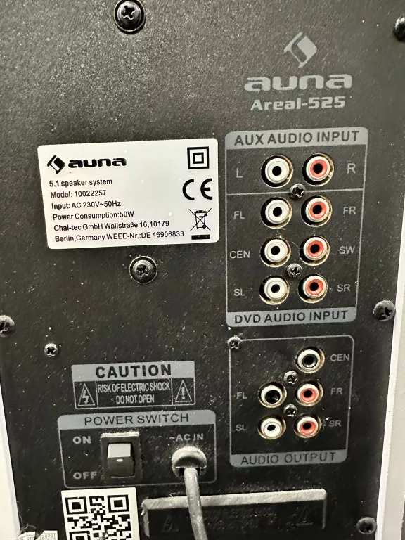 ZESTAW KINA DOMOWEGO AUNA AREAL 525