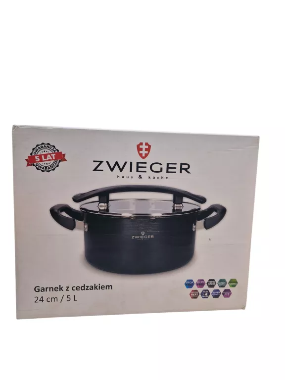 GARNEK Z CEDZAKIEM ZWIEGER 24CM 5L