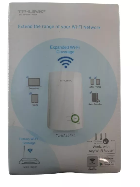 WZMACNIACZ WI-FI REPEATER TP-LINK TL-WA854RE