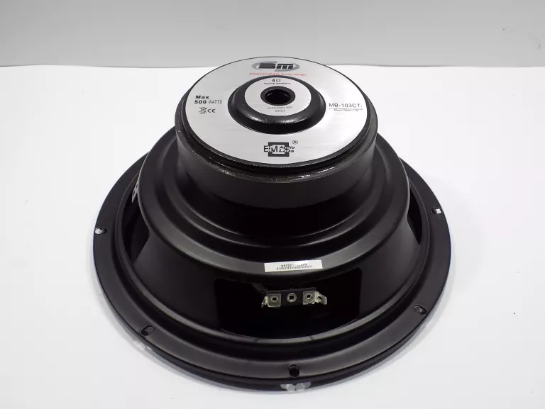 GŁOŚNIKI WOOFERY BOSCHMANN MB103CTI 500W 25CM ZESTAW