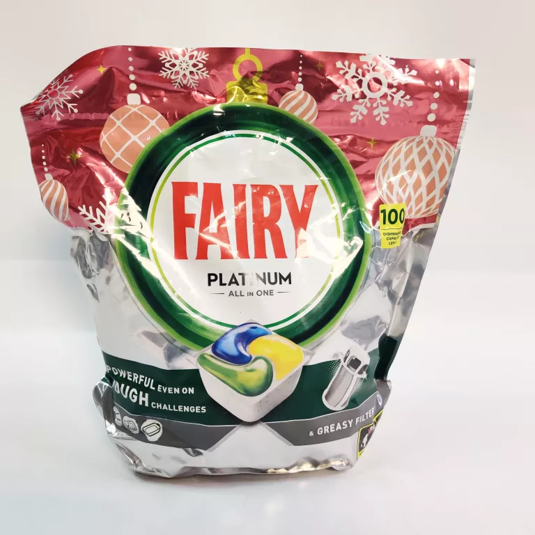 KAPSUŁKI DO ZMYWARKI FAIRY PLATINUM ALL IN ONE LEMON - 100 SZT.