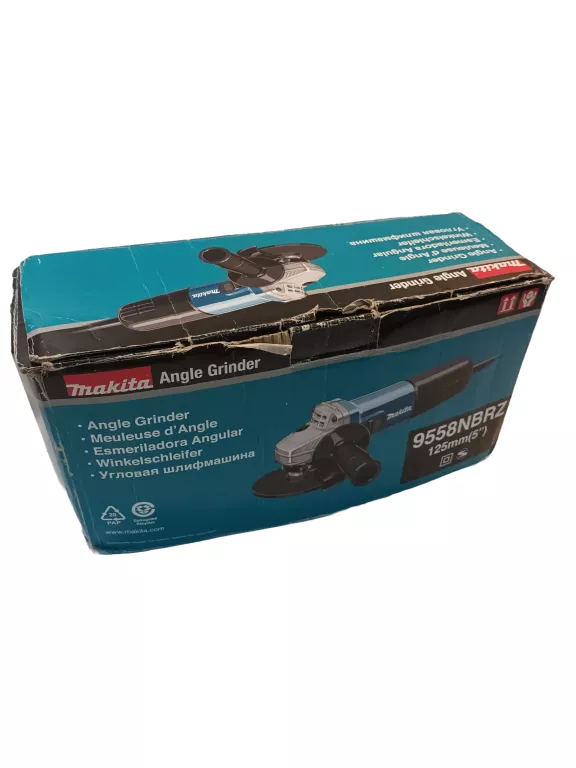 SZLIFIERKA KATOWA MAKITA 9558NBR PUDEŁKO