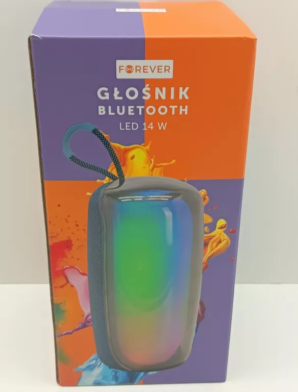 FOREVER GŁOŚNIK BLUETOOTH LED 14W OS-1527