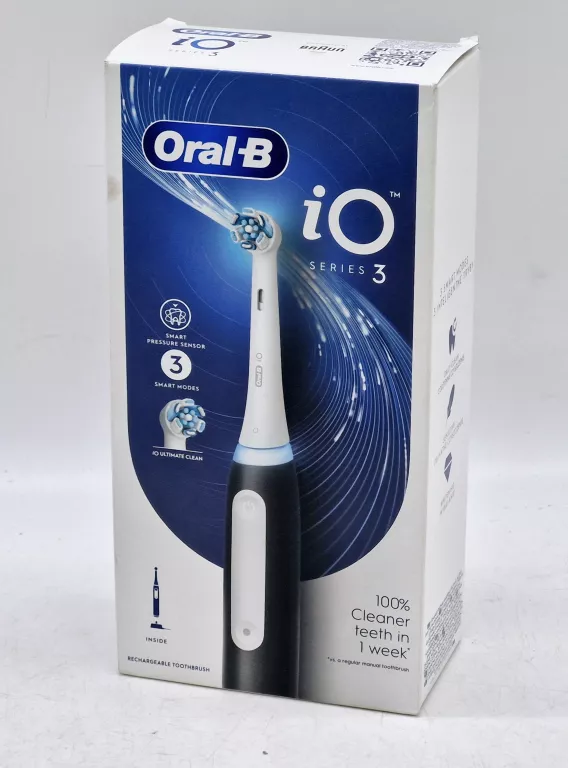 ORAL-B IO 3 BLACK SZCZOTECZKA ELEKTRYCZNA