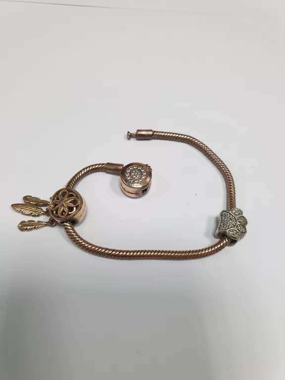 BRANSOLETKA PANDORA + CERTYFIKAT I PARAGON 19,45G 18 CM