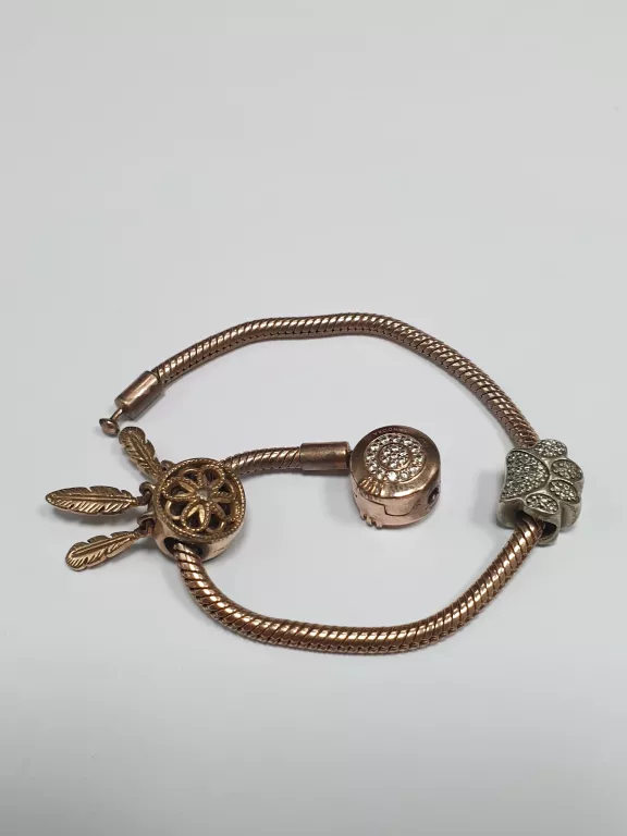 BRANSOLETKA PANDORA + CERTYFIKAT I PARAGON 19,45G 18 CM