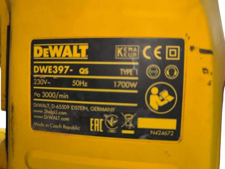 PIŁA SZABLASTA ELEKTRYCZNA DEWALT DWE397