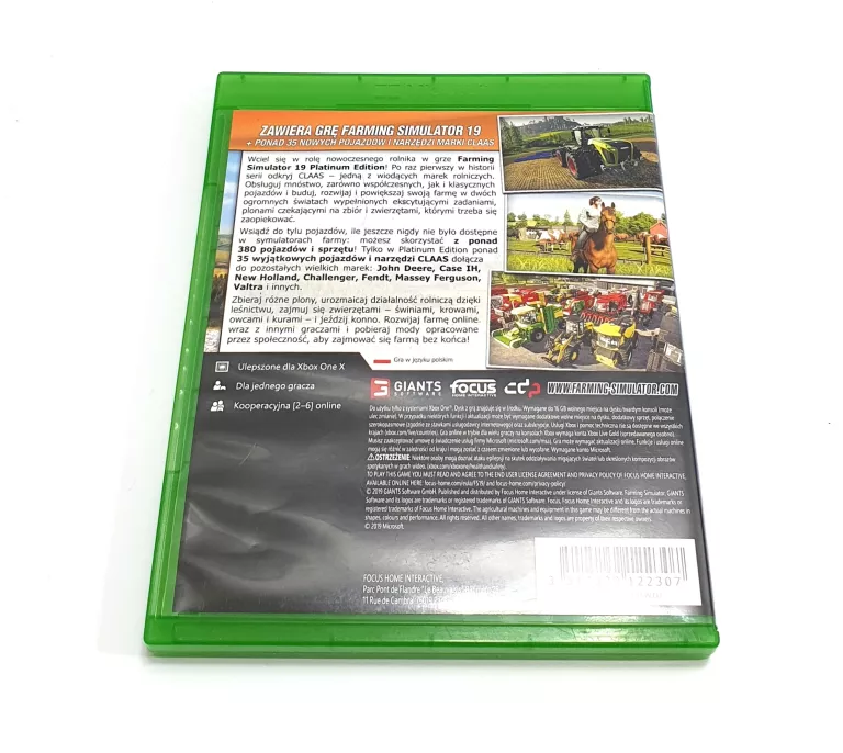 GRA NA KONSOLE XBOX ONE - FARMING SIMULATOR 19 PLATINUM EDITION