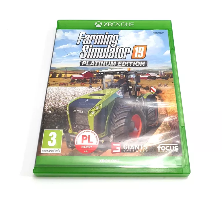 GRA NA KONSOLE XBOX ONE - FARMING SIMULATOR 19 PLATINUM EDITION