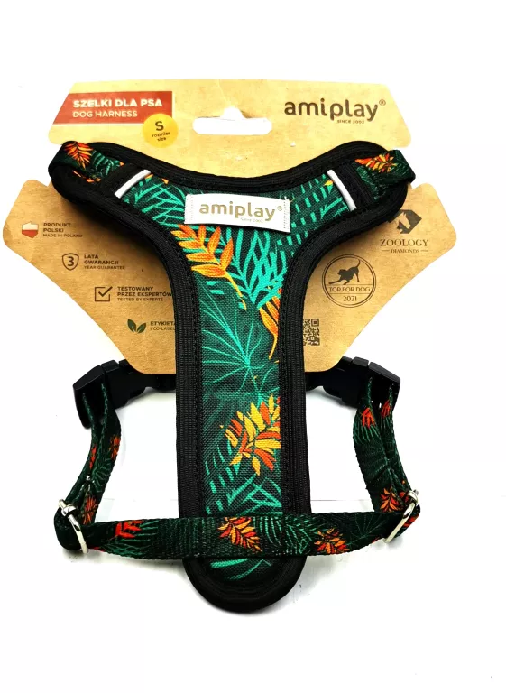 amiplay-szelki-dla-psa-discovery-rozmiar-s-jungle-targowa-20-warszawa