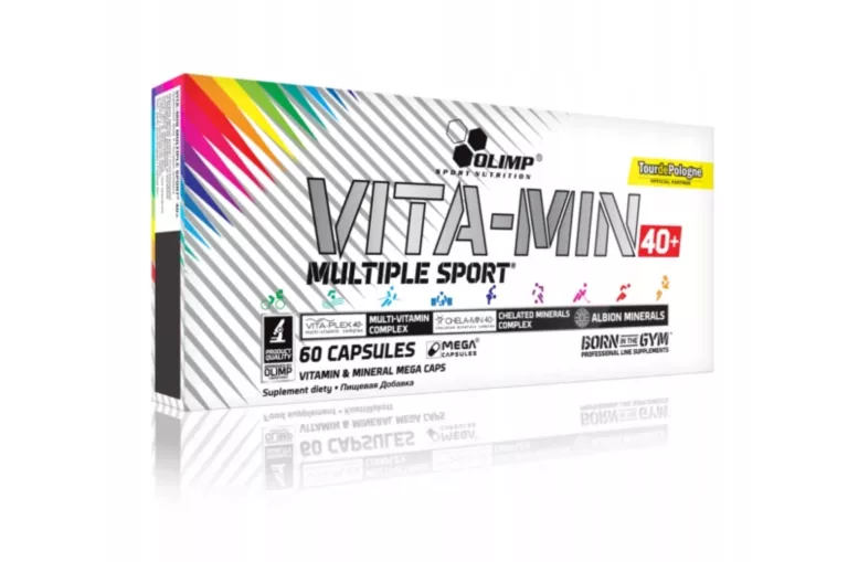 OLIMP VITA-MIN MULTIPLE SPORT 40+ ODPORNOŚĆ 60KAPS MULTIWITAMINA WITAMINY