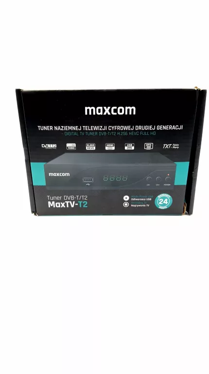 DEKODER MAXCOM MAXTV-T2 KOMPLET