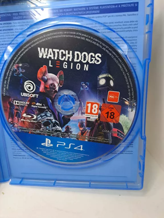 GRA PS4 WATCH DOGS LEGION RESISTANCE EDITION [18] ANG