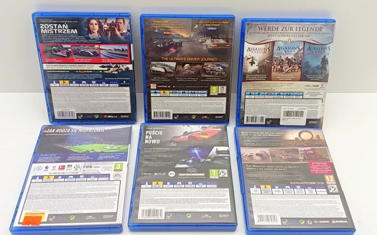 PAKIET GIER NA PS4 7SZTUK