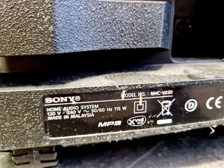 GŁOŚNIK | POWER AUDIO | SONY MHC-V43D