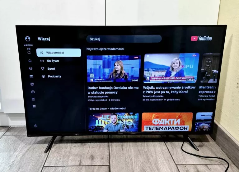 TELEWIOZR HISENSE 43A7100F