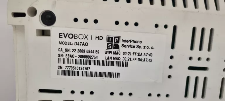 DEKODER POLSAT EVOBOX D47AO