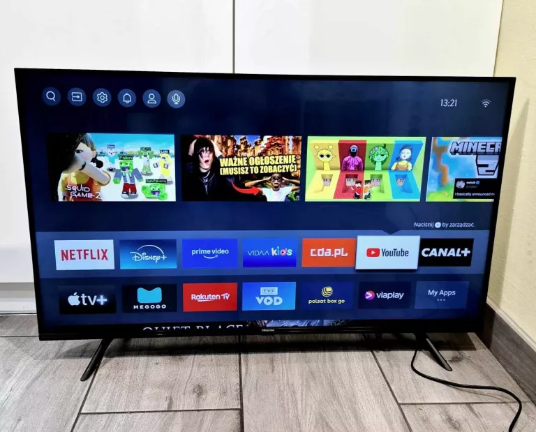 TELEWIOZR HISENSE 43A7100F