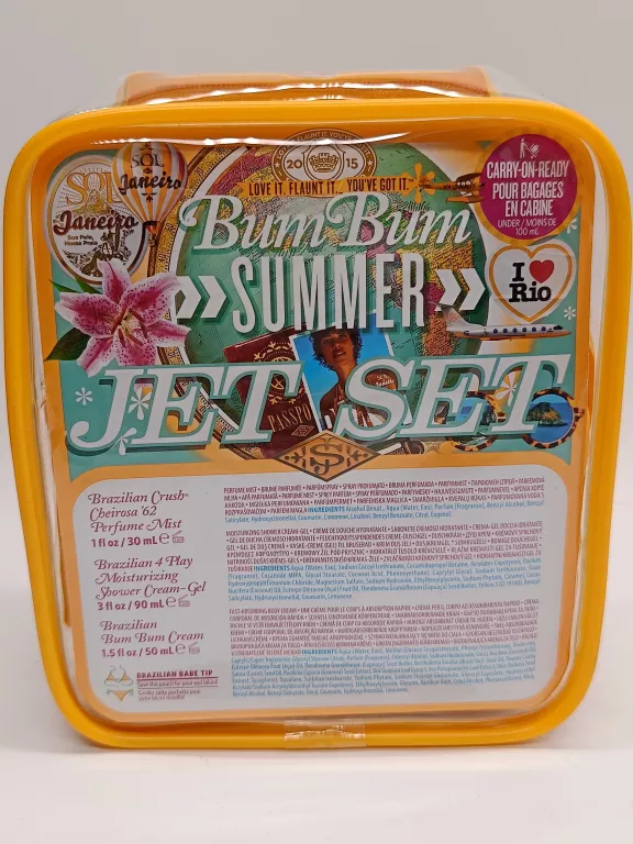 SOL DE JANEIRO BUM BUM JET SET MGIEŁKA CHEIROSA 62 KREM BALSAM ŻEL ZESTAW