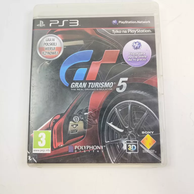 GRAN TURISMO 5 SONY PLAYSTATION 3