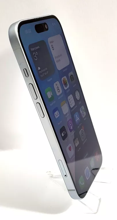 SMARTFON APPLE IPHONE 15 128 GB 5G BLUE BATERIA 87% WOLNA DYSTRYBUCJA