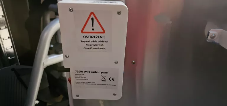 GRZEJNIK PROMIENNIK NA PODCZERWIEŃ CARBON 770W-PRO WIFI