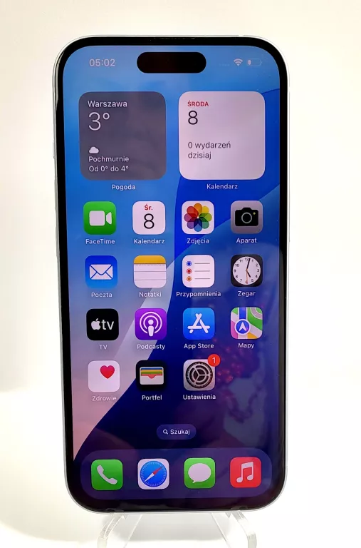 SMARTFON APPLE IPHONE 15 128 GB 5G BLUE BATERIA 87% WOLNA DYSTRYBUCJA
