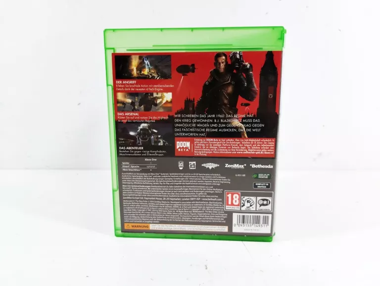 GRA XBOX ONE WOLFENSTEIN THE NEW ORDER