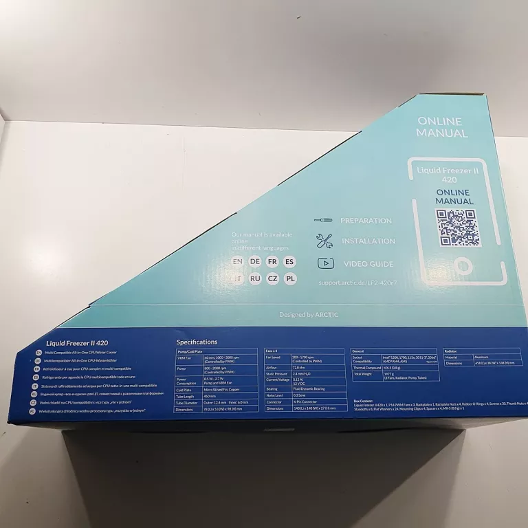 ARCTIC LIQUID FREEZER II 420 CHŁODZENIE WODNE PUD