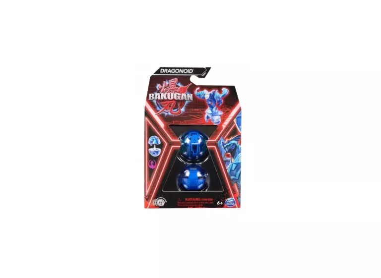 BAKUGAN DRAGONOID NIEBIESKI FIGURKA BITEWNA KULA TRANSFORMUJĄCA