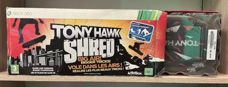DESKOROLKA TONY HAWK SHRED XBOX 360 + GRA