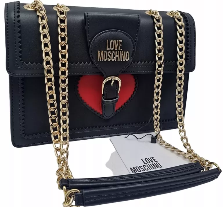 MAŁA TOREBKA LOVE MOSCHINO Z SERCEM 8054400951952