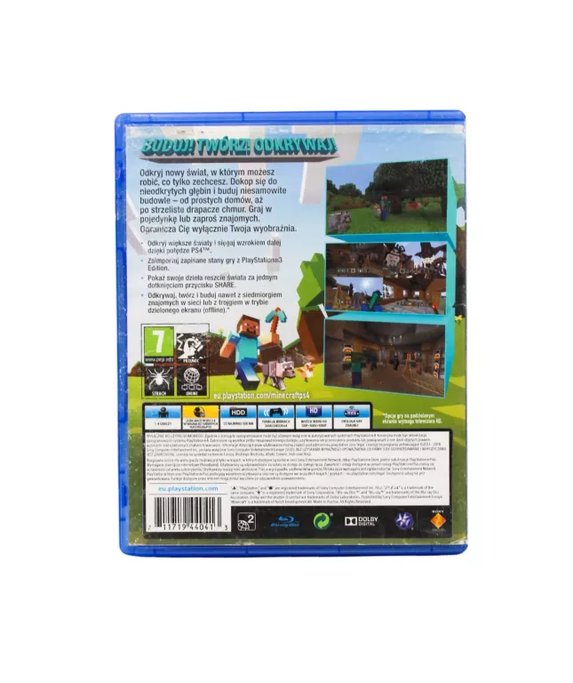 MINECRAFT SONY PLAYSTATION 4 (PS4)