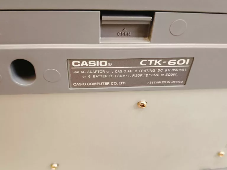 KEYBOARD CASIO CTK 601