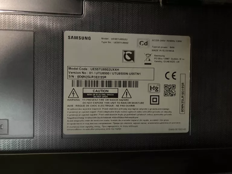 TELEWIZOR SAMSUNG UE55TU8502 55" LED 4K TIZEN TV DVB-T2