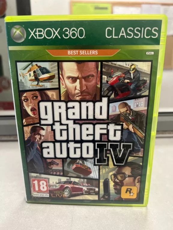 GRA XBOX 360 GTA IV