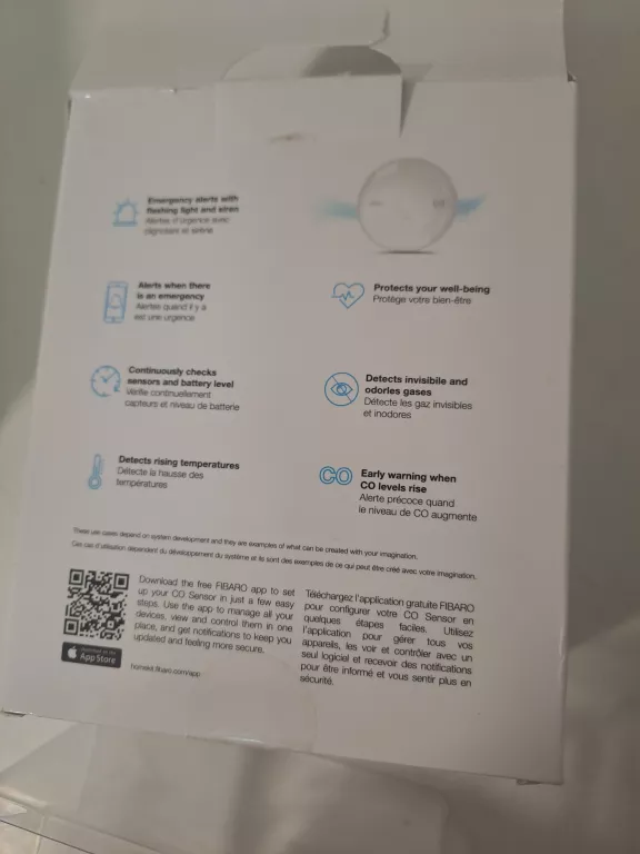 CO SENSOR CARBON MONOXIDE FIBARO