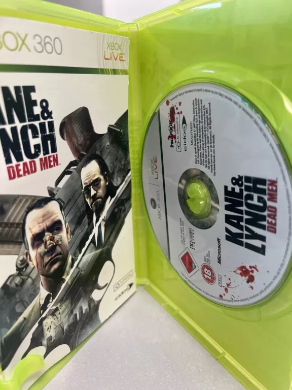 GRA KANE & LYNCH: DEAD MEN X360 XBOX 360