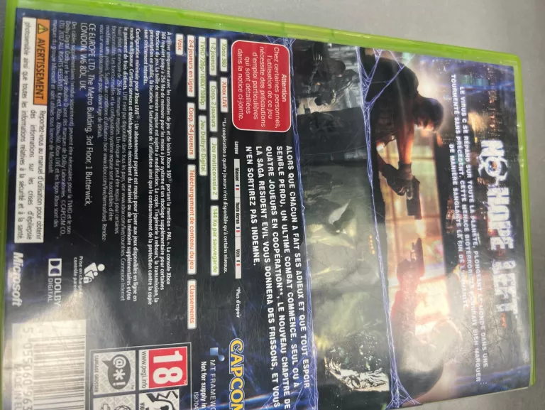 RESIDENT EVIL 6 XBOX 360