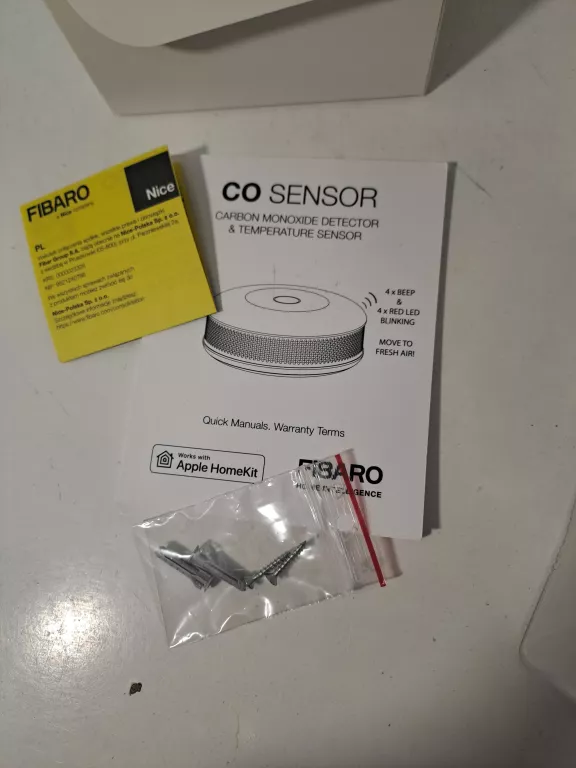 CO SENSOR CARBON MONOXIDE FIBARO