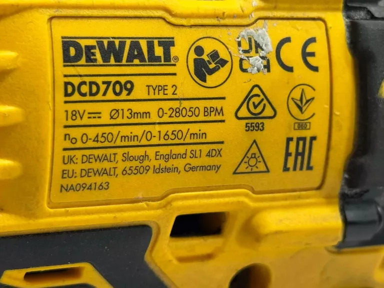 WKRĘTARKA DEWALT DCD709