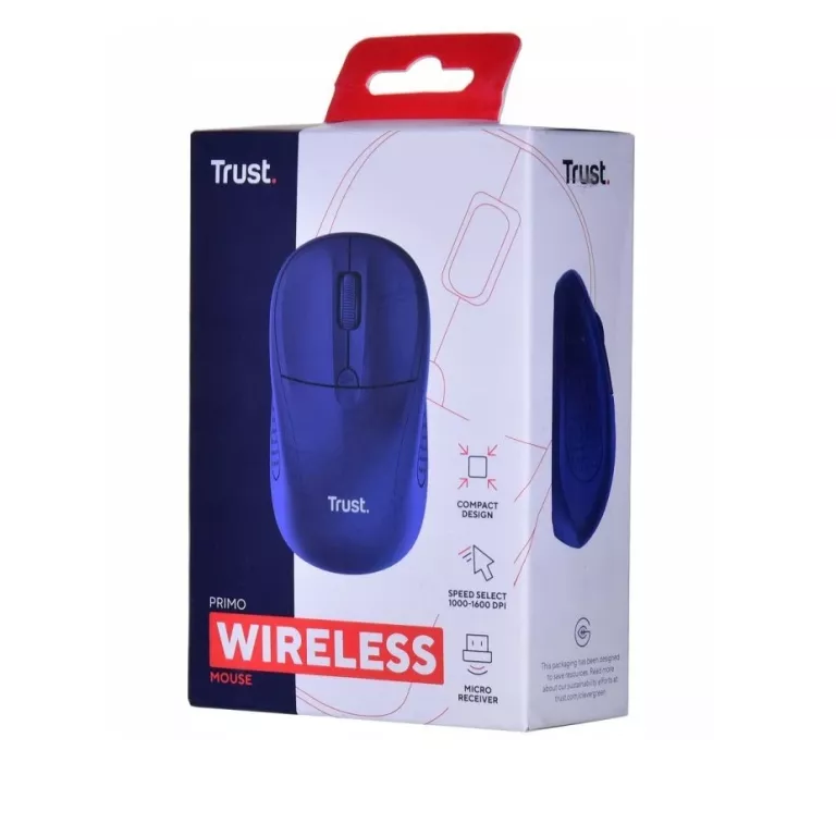 MYSZ TRUST PRIMO WIRELESS MOUSE MATT DARK BLUE