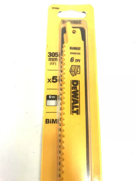 DEWALT DT2350 BRZESZCZOTY DO DREWNA 305MM 5SZT.