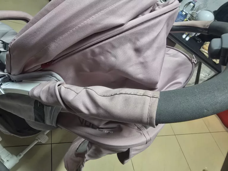 WÓZEK SPACEROWY EURO CART POWDER PINK VOLT PRO
