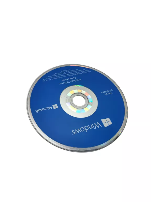 PŁYTA CD Z OPROGRAMOWANIEM WINDOWS 10/64BIT