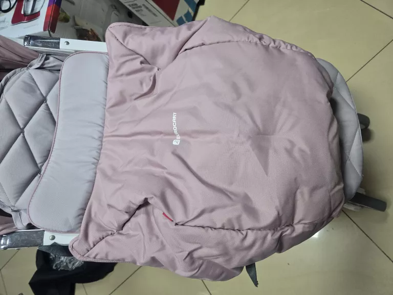 WÓZEK SPACEROWY EURO CART POWDER PINK VOLT PRO