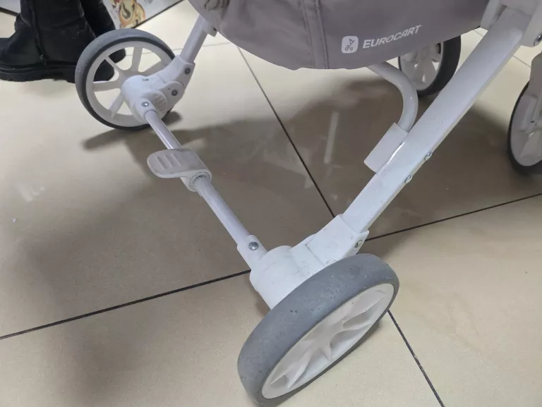 WÓZEK SPACEROWY EURO CART POWDER PINK VOLT PRO