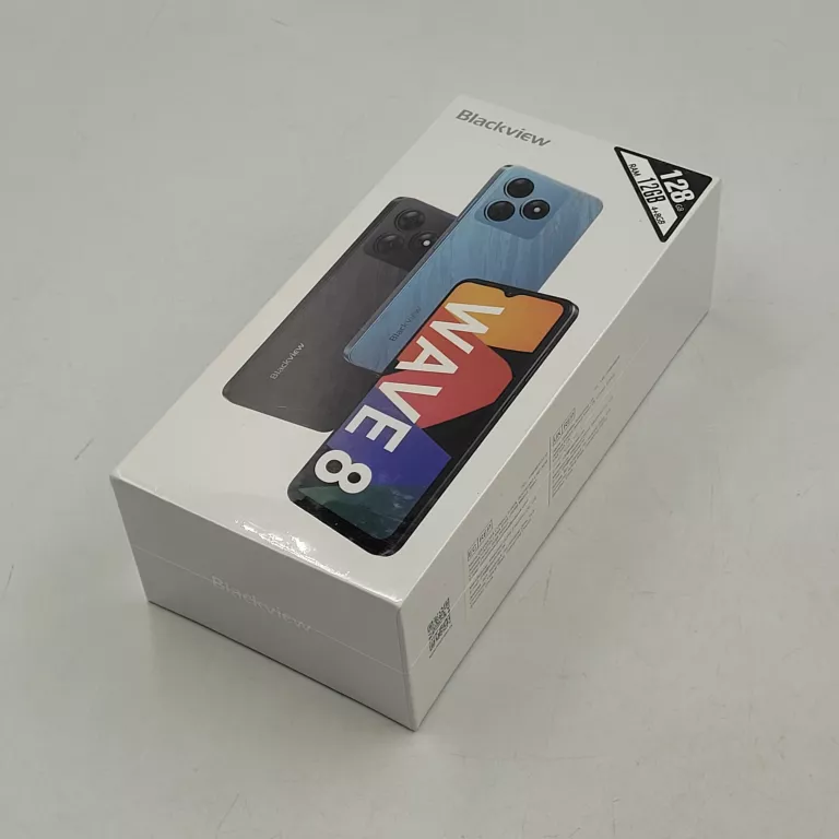 BLACKVIEW WAVE 8 DUAL SIM 128GB BLACK 12GB RAM (4GB + 8GB) CZARNY