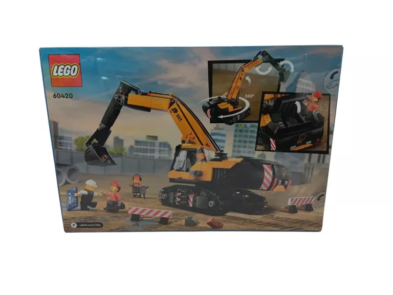 LEGO CITY 60420 ŻÓŁTA KOPARKA