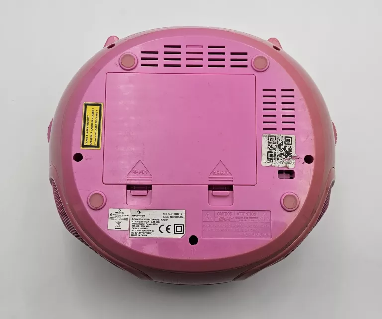 AUNA BOOMBOX WITH CD/MP3/BT RADIO PINK + KABEL ZASILAJACY